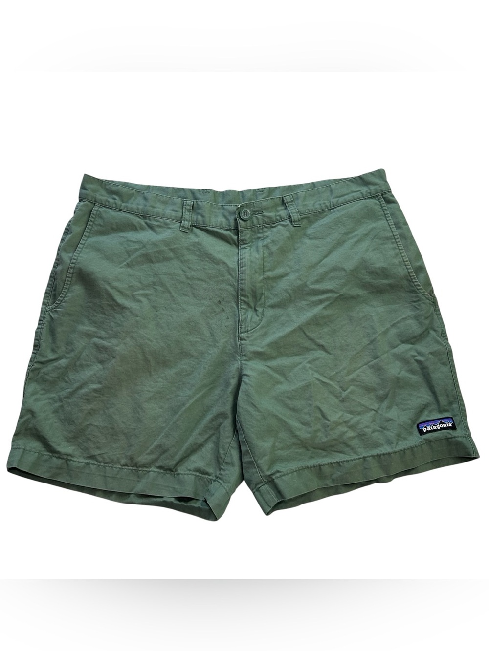 Patagonia Mens Lightweight All-Wear Hemp Shorts 6” Inseam Gorpcore Size 34 Green